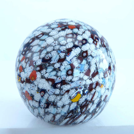 Gentile Glass Millefiori Paperweight - Estate Fresh Austin