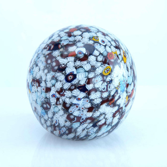 Gentile Glass Millefiori Paperweight - Estate Fresh Austin