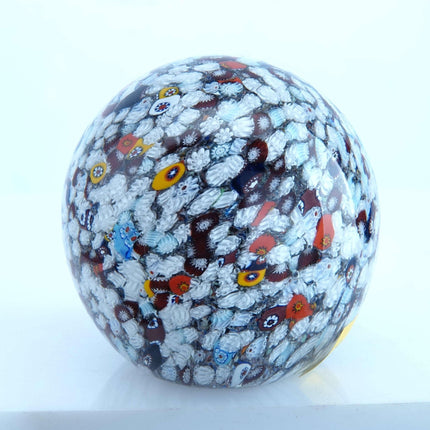 Gentile Glass Millefiori Paperweight - Estate Fresh Austin