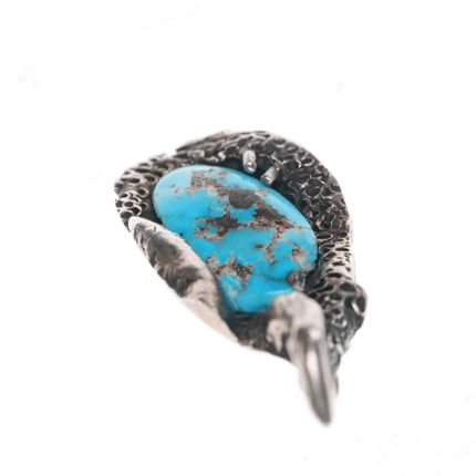 Gerald M. Stinn (1937 - 2019) California Modernist sterling necklace - turquoise - Estate Fresh Austin