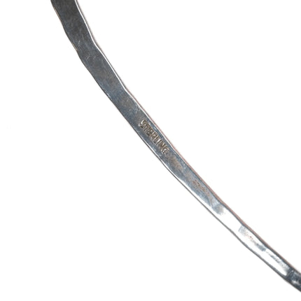 Gerald M. Stinn (1937 - 2019) California Modernist sterling necklace - turquoise - Estate Fresh Austin