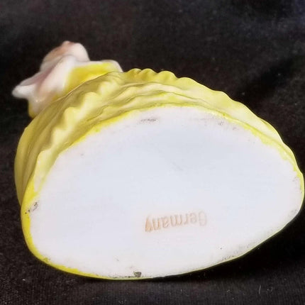 Germany Figural Perfume Bottle Woman in dress Porcelain c.1910 - Estate Fresh Austin