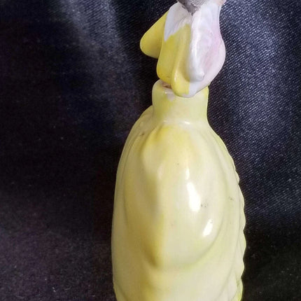 Germany Figural Perfume Bottle Woman in dress Porcelain c.1910 - Estate Fresh Austin
