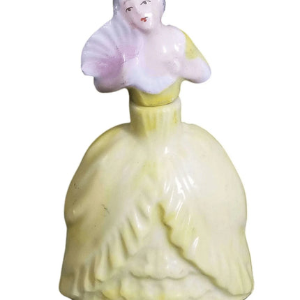 Germany Figural Perfume Bottle Woman in dress Porcelain c.1910 - Estate Fresh Austin