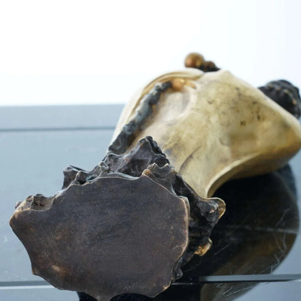 Gilt bronze Bodhidharma Figure - Estate Fresh Austin