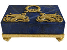 Gilt Bronze Mounted Lapis Lazuli Jewelry Box - Estate Fresh Austin