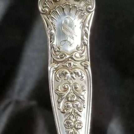 Gorham Maryland Sterling Silver Cracker Scoop Pat 1896 "S" Monogram - Estate Fresh Austin
