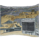 Grace Lai (1927-2010) Watercolor Painted of Beijing China Motorola Office while - Estate Fresh Austin