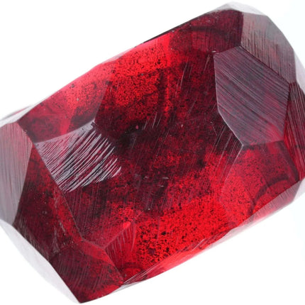 Groovy Vintage Faceted Lucite Cuff bracelet - Estate Fresh Austin