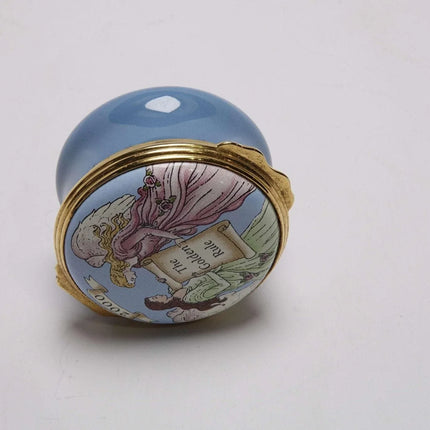 Halcyon Days Trinket Box The Golden Rule Do onto Others Mary Kay 2000 Millennium - Estate Fresh Austin