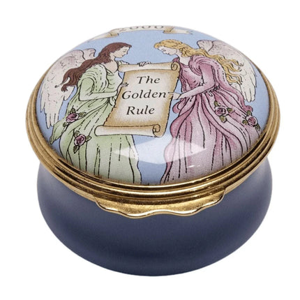 Halcyon Days Trinket Box The Golden Rule Do onto Others Mary Kay 2000 Millennium - Estate Fresh Austin