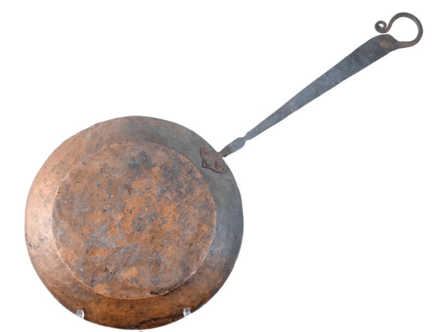 Hand Forged Tortilla Pan with Thick Hammered copper skillet - Estate Fresh Austin