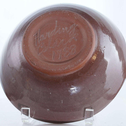 Harding Black (1912-2004) Texas Studio Art pottery Tubelined Squeeze bag decorat - Estate Fresh Austin