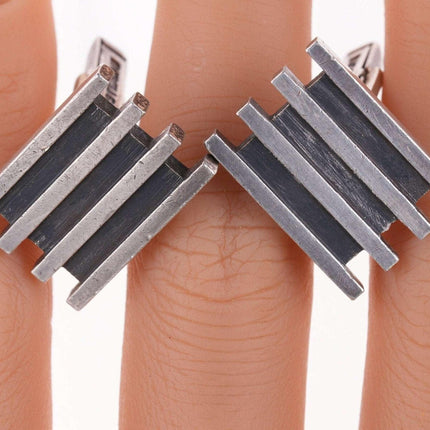 Harold Clifton Fithian (1905 - 1972) California Modernist sterling cufflinks - Estate Fresh Austin