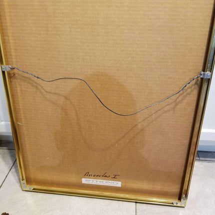 Harris Strong Tile "Ancestor I" Listed Artist Good Egyptian/Asian Mask Pottery M - Estate Fresh Austin