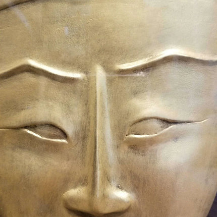 Harris Strong Tile "Ancestor I" Listed Artist Good Egyptian/Asian Mask Pottery M - Estate Fresh Austin