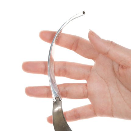 Heavy Los Ballesteros Modernist sterling silver collar necklace - Estate Fresh Austin