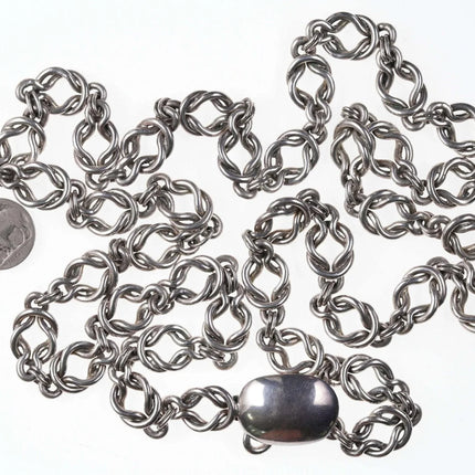 Heavy Retro Taxco Sterling silver belt - Estate Fresh Austin