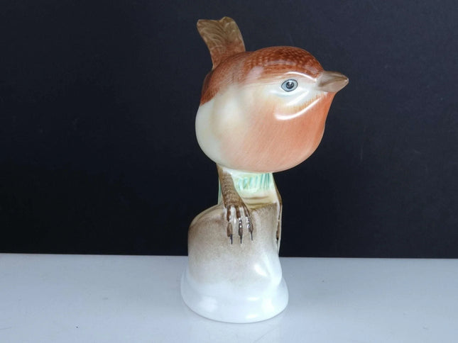 Herend Hand Painted Porcelain Bird Figure - Estate Fresh Austin