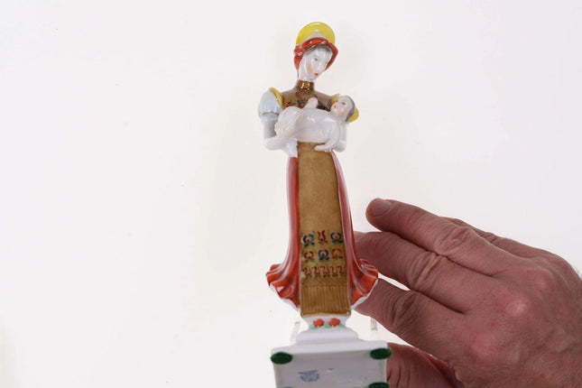 Herend Porcelain Madonna and Baby Jesus - Estate Fresh Austin