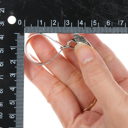 Herman Vandever Navajo High Grade Royston turquoise sterling pendant - Estate Fresh Austin