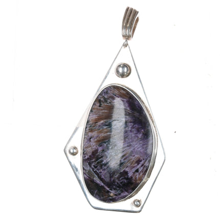 HLA Favour Russian Charoite sterling pendant - Estate Fresh Austin