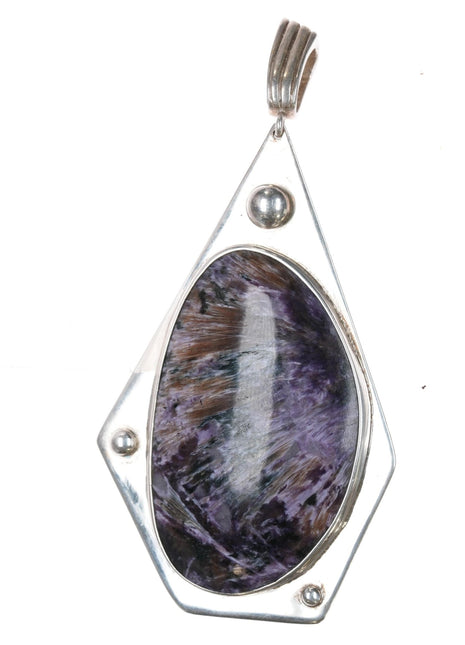 HLA Favour Russian Charoite sterling pendant - Estate Fresh Austin