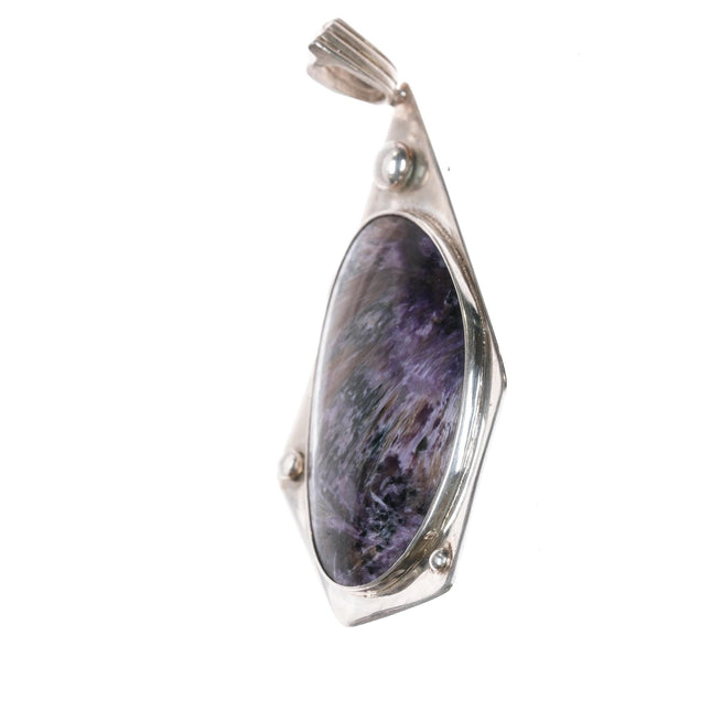 HLA Favour Russian Charoite sterling pendant - Estate Fresh Austin