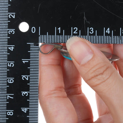 HT Native American sterling and turquoise pendant - Estate Fresh Austin