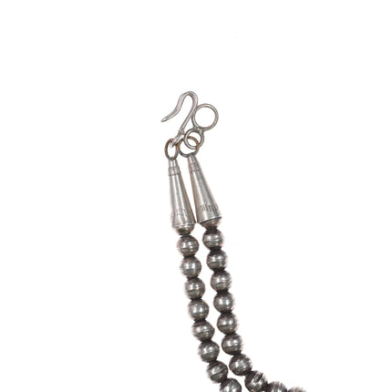 Huge 1970's R Williams Native American sterling turquoise coral pendant necklace - Estate Fresh Austin