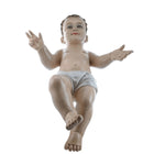 Huge Antique Santos Carved wood Creche Baby Jesus Figure 19th Century - Estate Fresh Austin