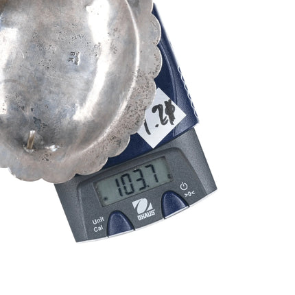 Huge Beatrice Kee Navajo sterling belt buckle - Estate Fresh Austin