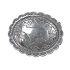 Huge Beatrice Kee Navajo sterling belt buckle - Estate Fresh Austin