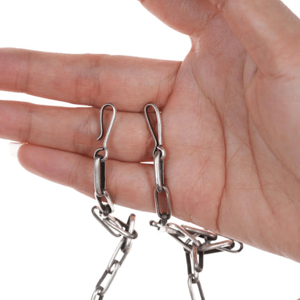 Huge Vintage Ivan V Navajo Turquoise silver pendant/necklace - Estate Fresh Austin