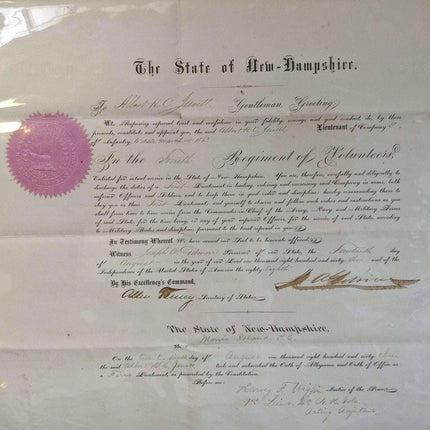 Id'd Civil War Photos Memoir, Documents Albert Henry Clay Jewett, New Hampshire - Estate Fresh Austin