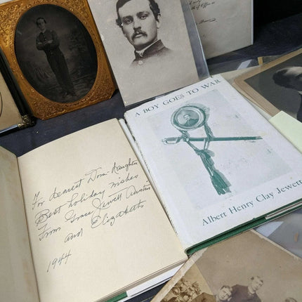 Id'd Civil War Photos Memoir, Documents Albert Henry Clay Jewett, New Hampshire - Estate Fresh Austin