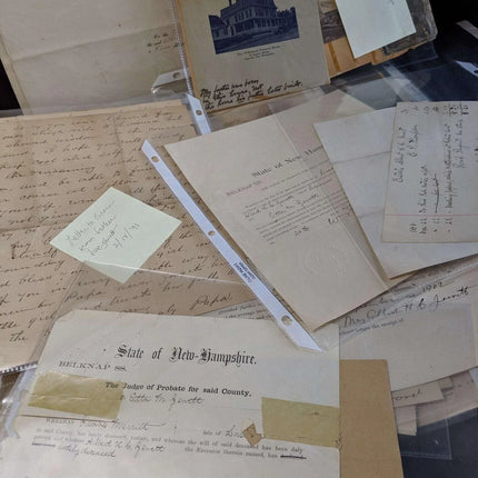 Id'd Civil War Photos Memoir, Documents Albert Henry Clay Jewett, New Hampshire - Estate Fresh Austin