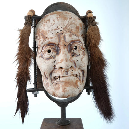 Strange Southwestern Mixed Media Sculpture Ceramic - Estate Fresh Austin