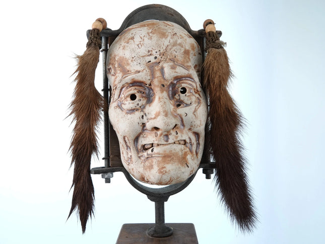 Strange Southwestern Mixed Media Sculpture Ceramic - Estate Fresh Austin