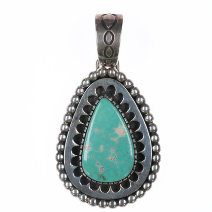 Allison Lee - Navajo Sterling and turquoise pendant