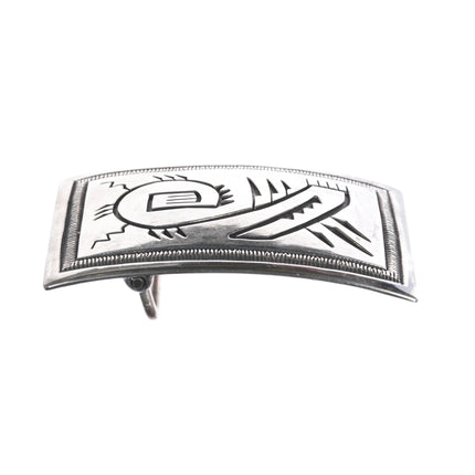 Roy Vandever Navajo Sterling belt buckle