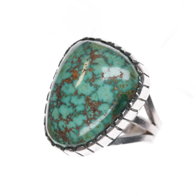 sz6.75 Lola Daw Navajo sterling Carico Lake turquoise ring