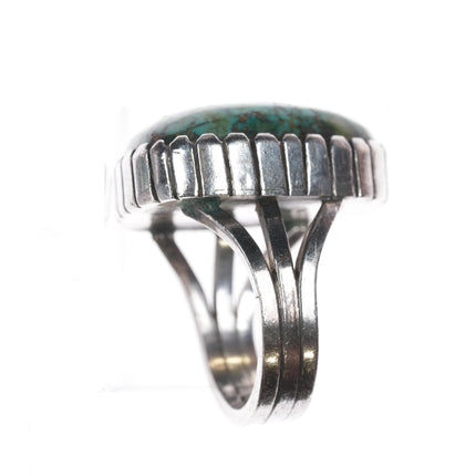 sz6.75 Lola Daw Navajo sterling Carico Lake turquoise ring