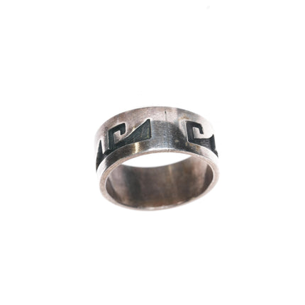 sz7.5 Troy Hoyungwa Hopi sterling band ring