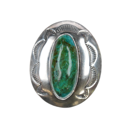 sz8.5 Orville Tsinnie Navajo sterling ring with gorgeous stone