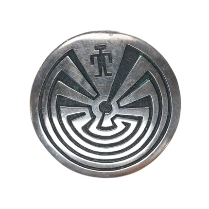 Vintage Hopi Sterling Man in the Maze pendant/pin