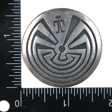 Vintage Hopi Sterling Man in the Maze pendant/pin