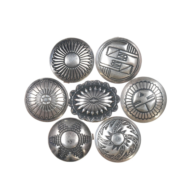 Vintage Southwestern sterling button set (7)