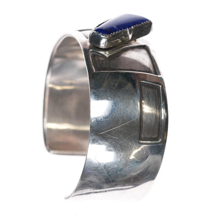 7" ET Navajo sterling lapis cuff bracelet