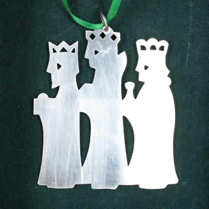 Sterling Retired James Avery Three Wise Men Christmas ornament